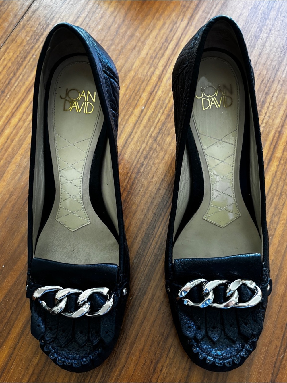 Joan & David Loafer Heels Size 9
